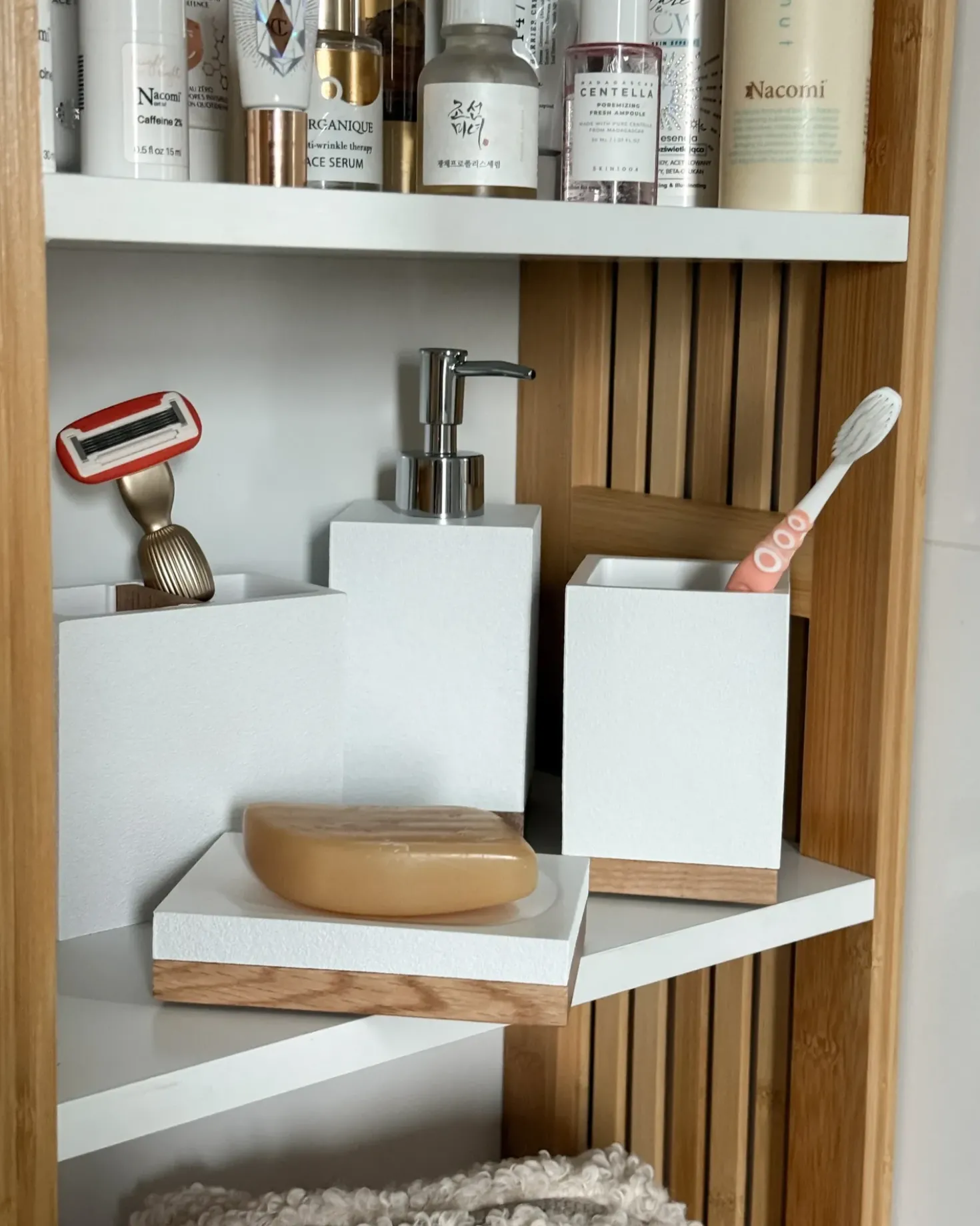 Set da 5 accessori per il bagno TAPICHE Bianco