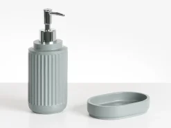 Set da 5 accessori per il bagno HUARMEY Grigio chiaro