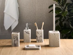 Set da 5 accessori per il bagno VILCANOTA Marmo beige
