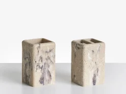 Set da 5 accessori per il bagno VILCANOTA Marmo beige