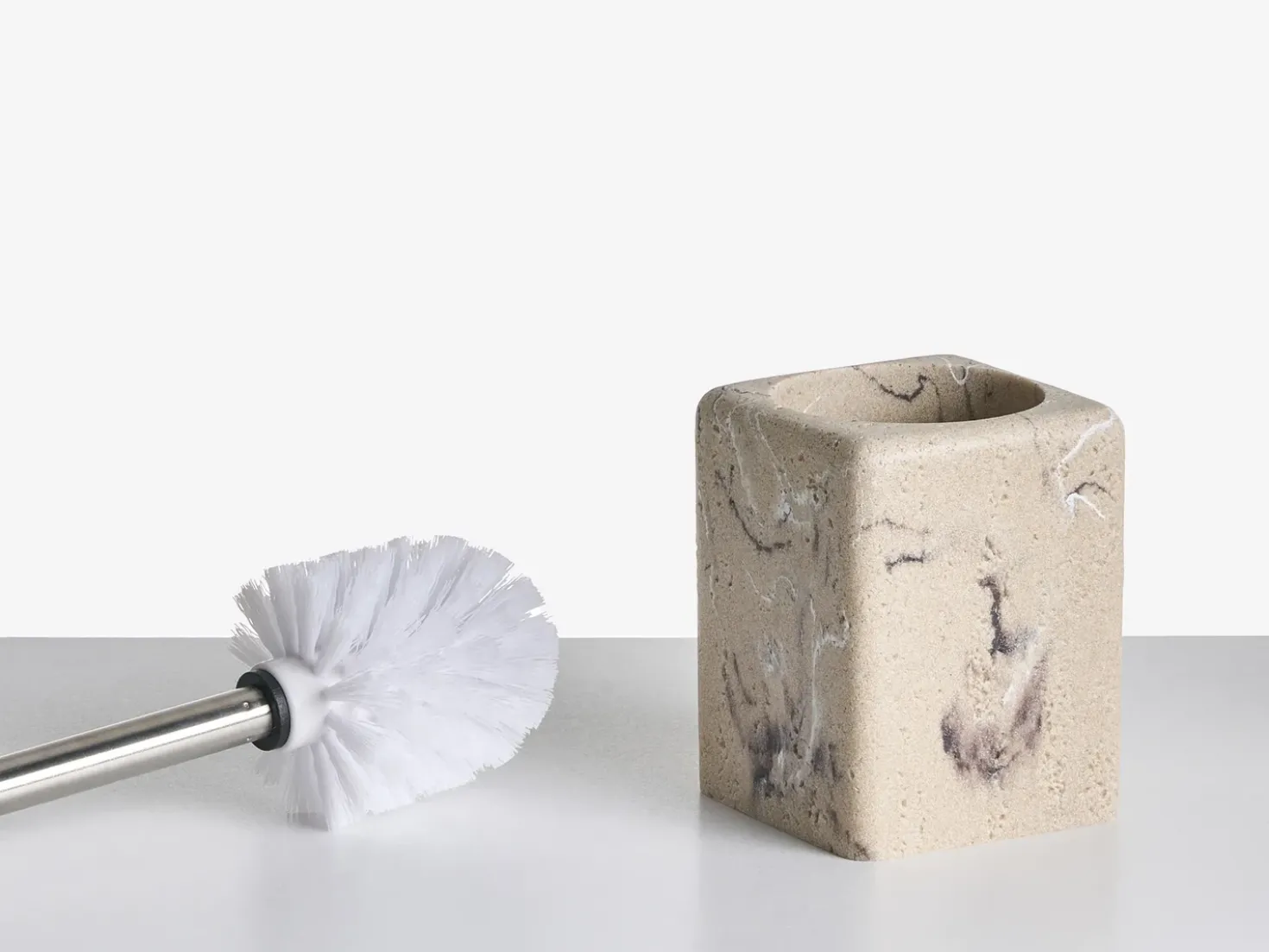 Set da 5 accessori per il bagno VILCANOTA Marmo beige