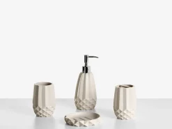 Set da 5 accessori per il bagno SAMIRIA Beige