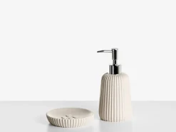 Set da 5 accessori per il bagno POZUZO Beige