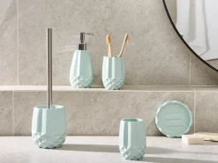 Set da 5 accessori per il bagno SAMIRIA Verde menta