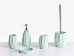 Set da 5 accessori per il bagno SAMIRIA Verde menta