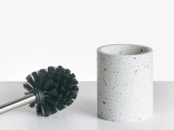 Set da 5 accessori per il bagno PERENE Terrazzo Bianco