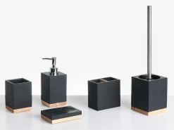 Set da 5 accessori per il bagno TAPICHE Nero