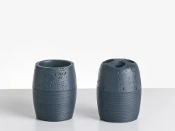 Set da 5 accessori per il bagno YARAPA Blu scuro