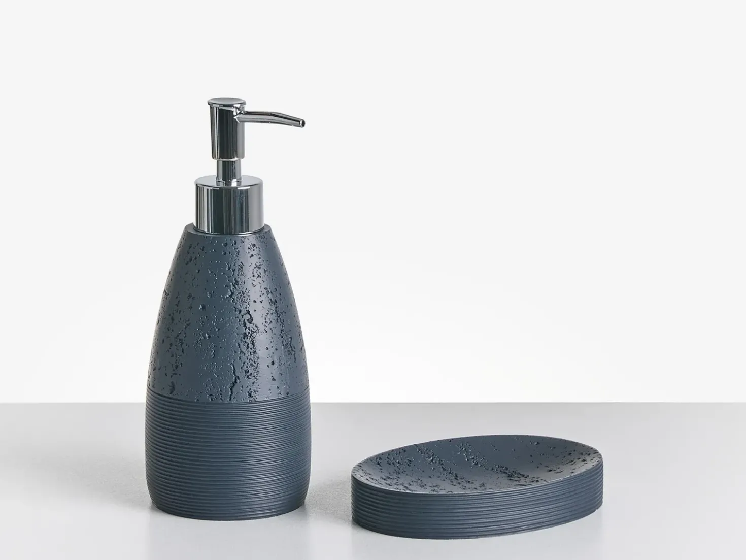 Set da 5 accessori per il bagno YARAPA Blu scuro