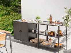 Set da 3 per cucina da esterno VILAMA Metallo Nero