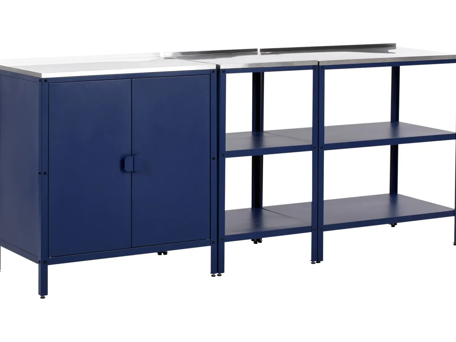 Set da 3 per cucina da esterno VILAMA Metallo Blu