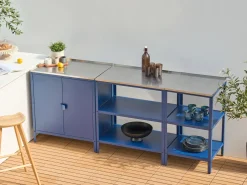 Set da 3 per cucina da esterno VILAMA Metallo Blu