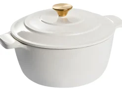 Set da 7 pezzi in ghisa FERRANO Bianco sporco Bianco