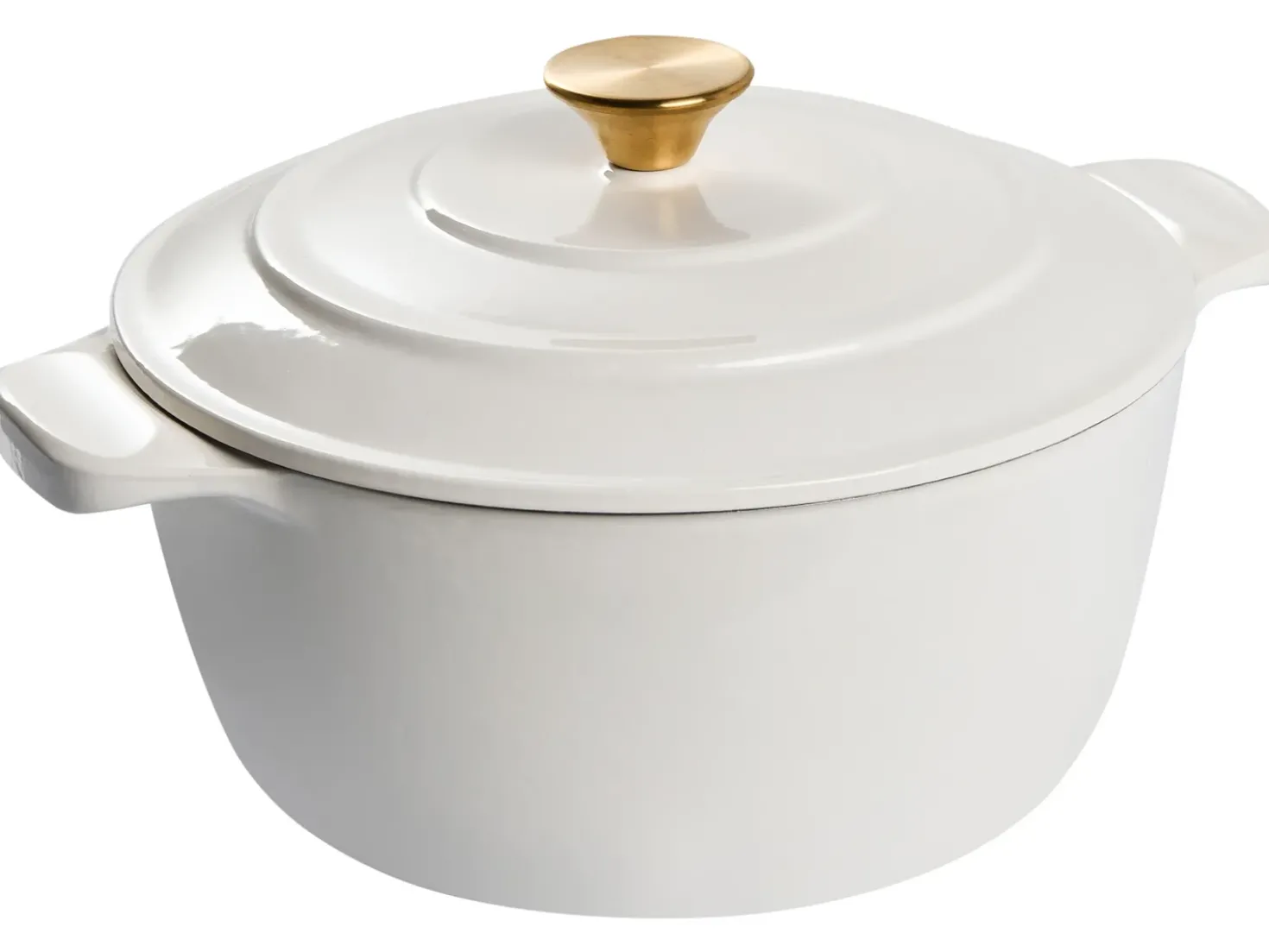 Set da 7 pezzi in ghisa FERRANO Bianco sporco Bianco