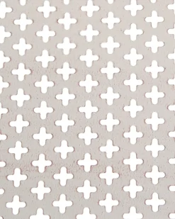 Set da bistrot con panca PAVIA Metallo Bianco sporco