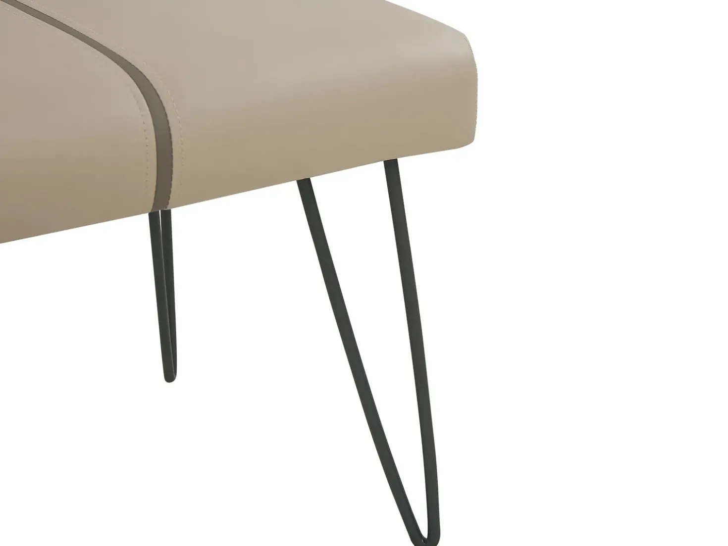 Set da camera da letto Pelle sintetica BETIN 180 x 200 cm Beige sabbia