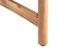 Set da giardino con tavolo 2 posti GIAVENO Legno d'acacia Bianco sporco