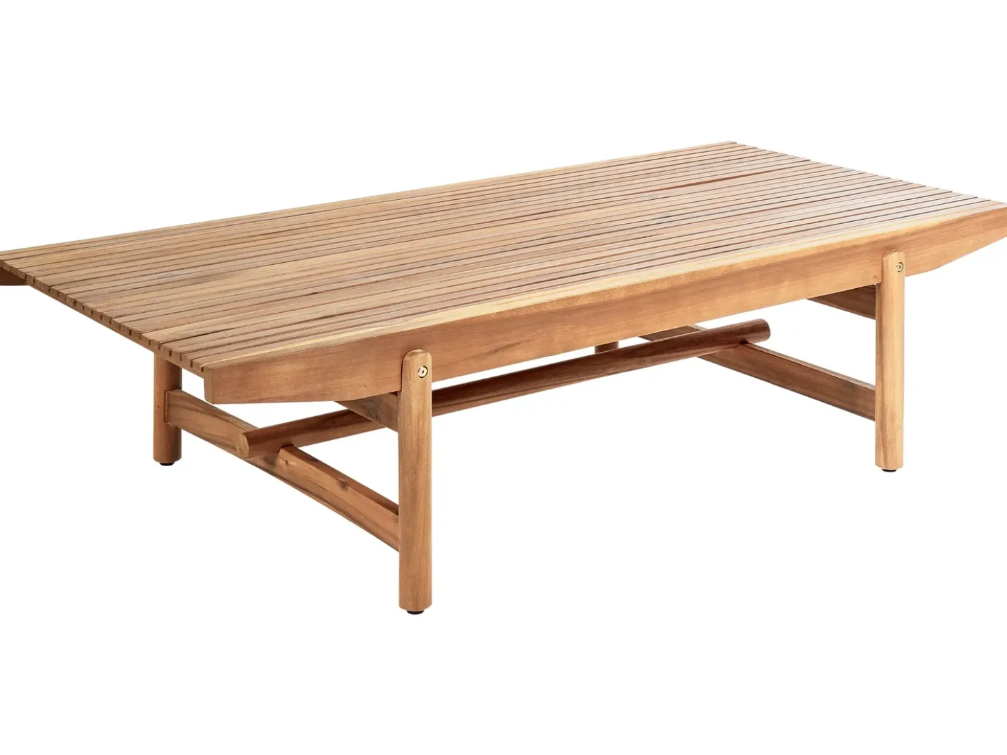 Set da giardino con tavolo 2 posti GIAVENO Legno d'acacia Bianco sporco