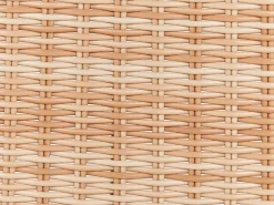 Set da giardino con tavolo 5 posti VITTORIA XL Rattan sintetico (PE) Bianco sporco