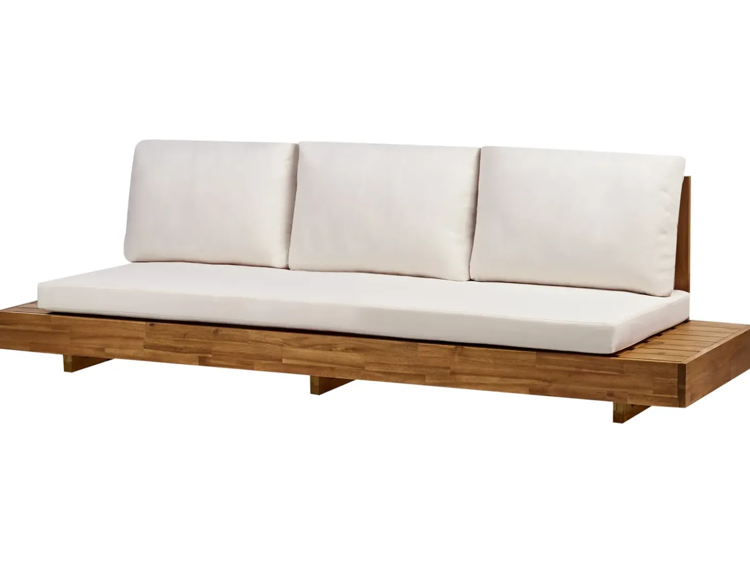 Set da giardino con tavolo 5 posti MARETTIMO Legno di acacia certificato Marrone
