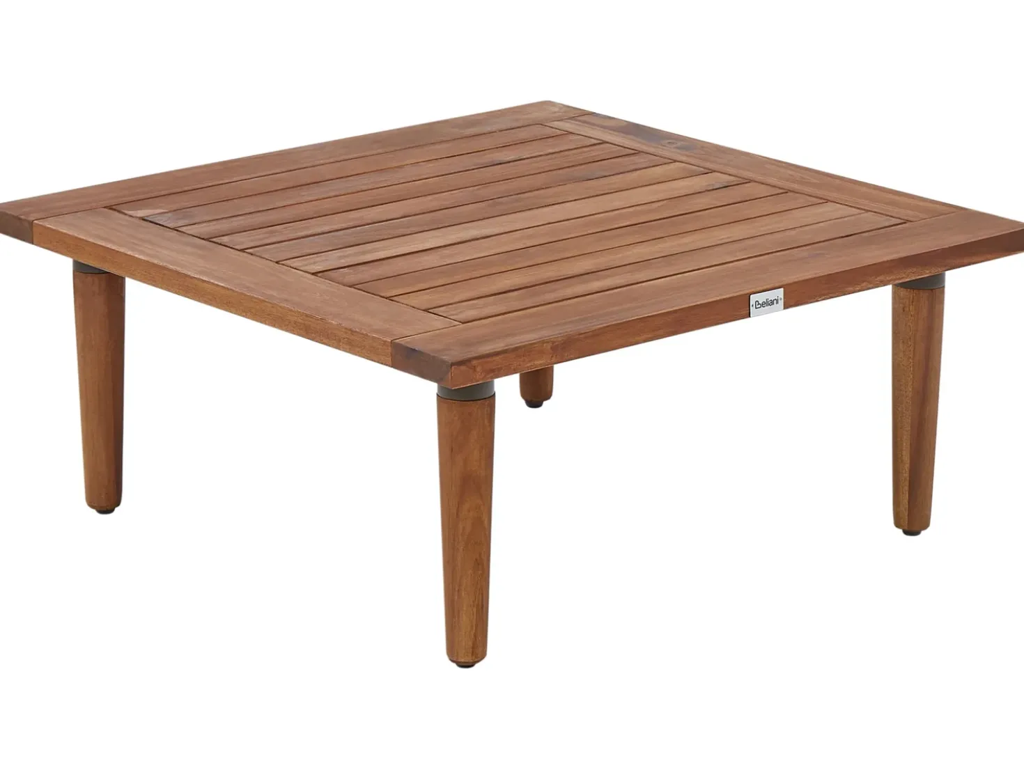 Set da giardino con tavolo 4 posti FRASCATI Modulare Legno di acacia certificato Verde oliva