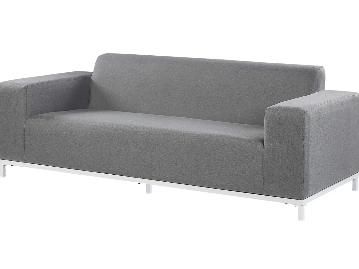 Set da giardino con tavolo 5 posti ROVIGO Grigio