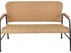Set da giardino con tavolo 4 posti OFANTO Rattan sintetico (PE) Naturale