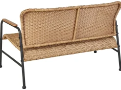 Set da giardino con tavolo 4 posti OFANTO Rattan sintetico (PE) Naturale