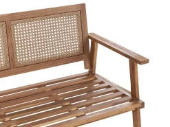 Set da giardino con tavolo 4 posti ARENELLA Legno di acacia certificato Beige chiaro