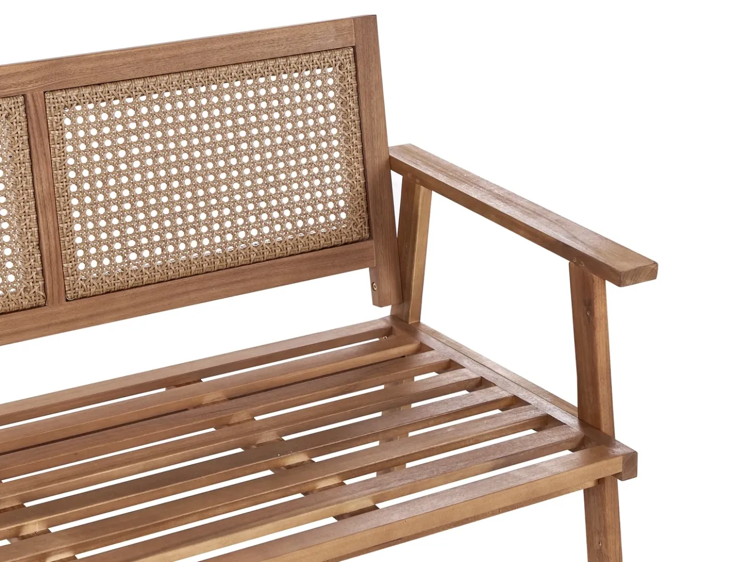 Set da giardino con tavolo 4 posti ARENELLA Legno di acacia certificato Beige chiaro