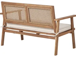 Set da giardino con tavolo 4 posti ARENELLA Legno di acacia certificato Beige chiaro