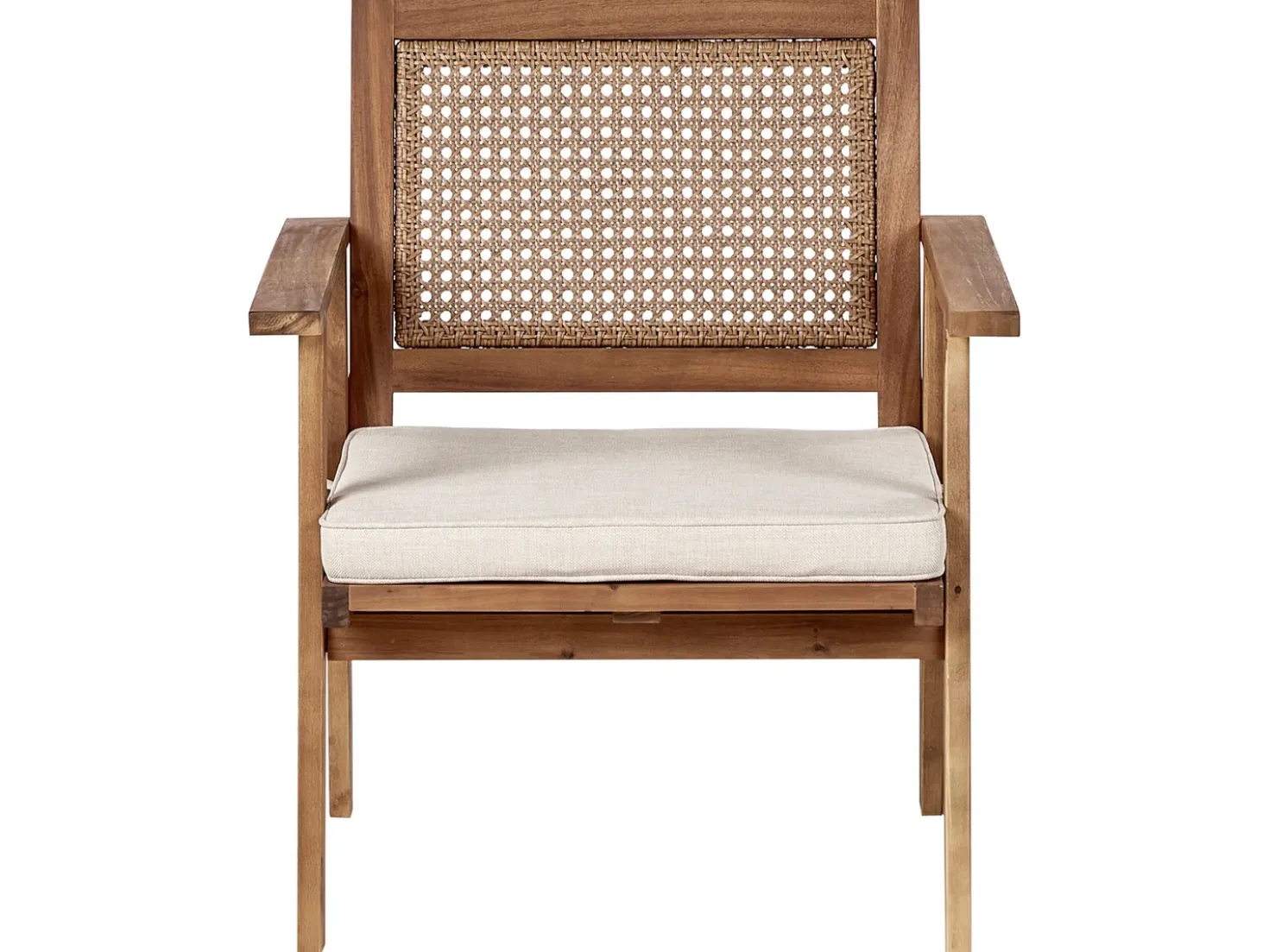 Set da giardino con tavolo 4 posti ARENELLA Legno di acacia certificato Beige chiaro
