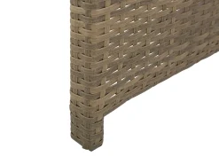 Set da giardino con tavolo 5 posti BELLUNO Rattan sintetico (PE) Marrone