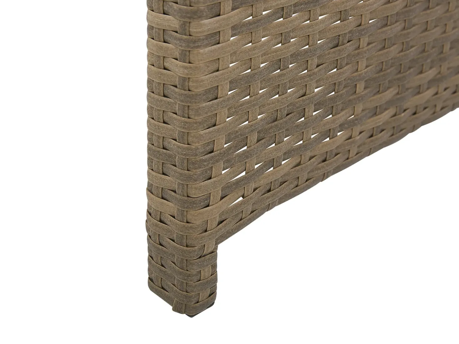 Set da giardino con tavolo 5 posti BELLUNO Rattan sintetico (PE) Marrone