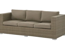 Set da giardino con tavolo 5 posti BELLUNO Rattan sintetico (PE) Marrone
