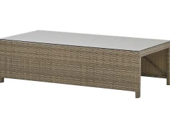 Set da giardino con tavolo 5 posti BELLUNO Rattan sintetico (PE) Marrone