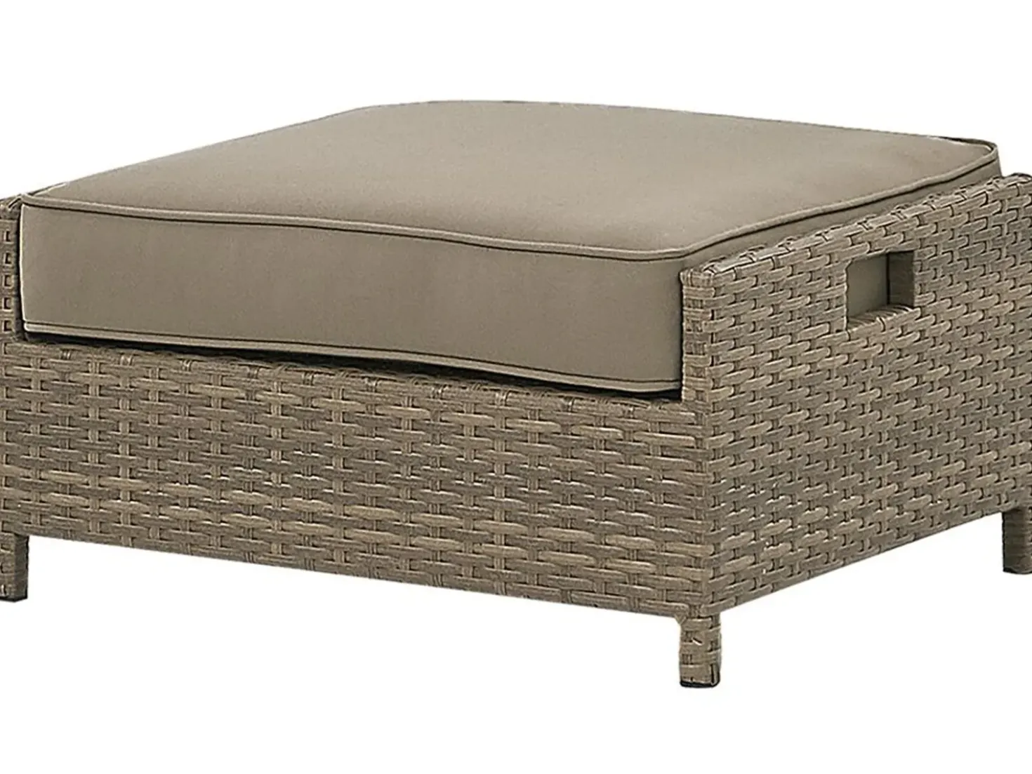 Set da giardino con tavolo 5 posti BELLUNO Rattan sintetico (PE) Marrone
