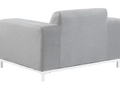 Set da giardino con tavolo 5 posti ROVIGO Grigio chiaro