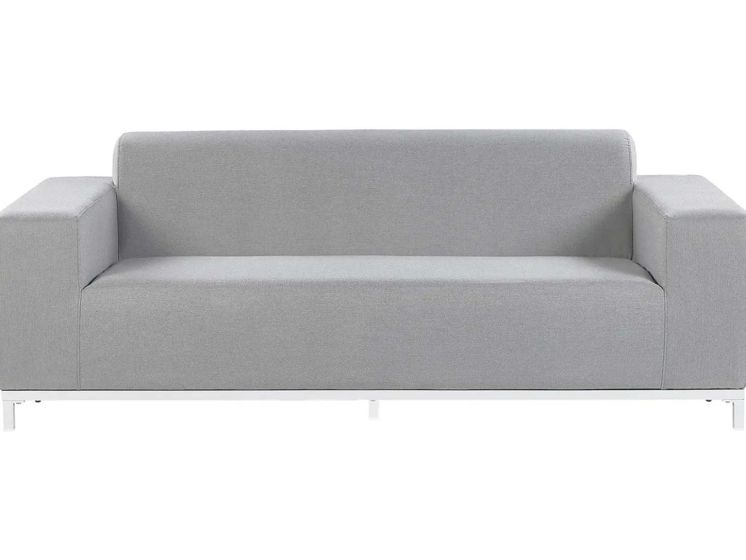 Set da giardino con tavolo 5 posti ROVIGO Grigio chiaro