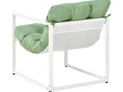 Set da giardino con tavolo 4 posti GARDA Metallo Verde