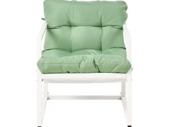 Set da giardino con tavolo 4 posti GARDA Metallo Verde