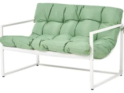 Set da giardino con tavolo 4 posti GARDA Metallo Verde