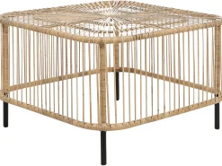 Set da giardino con tavolo 3 posti MARATEA/CESENATICO Rattan Naturale