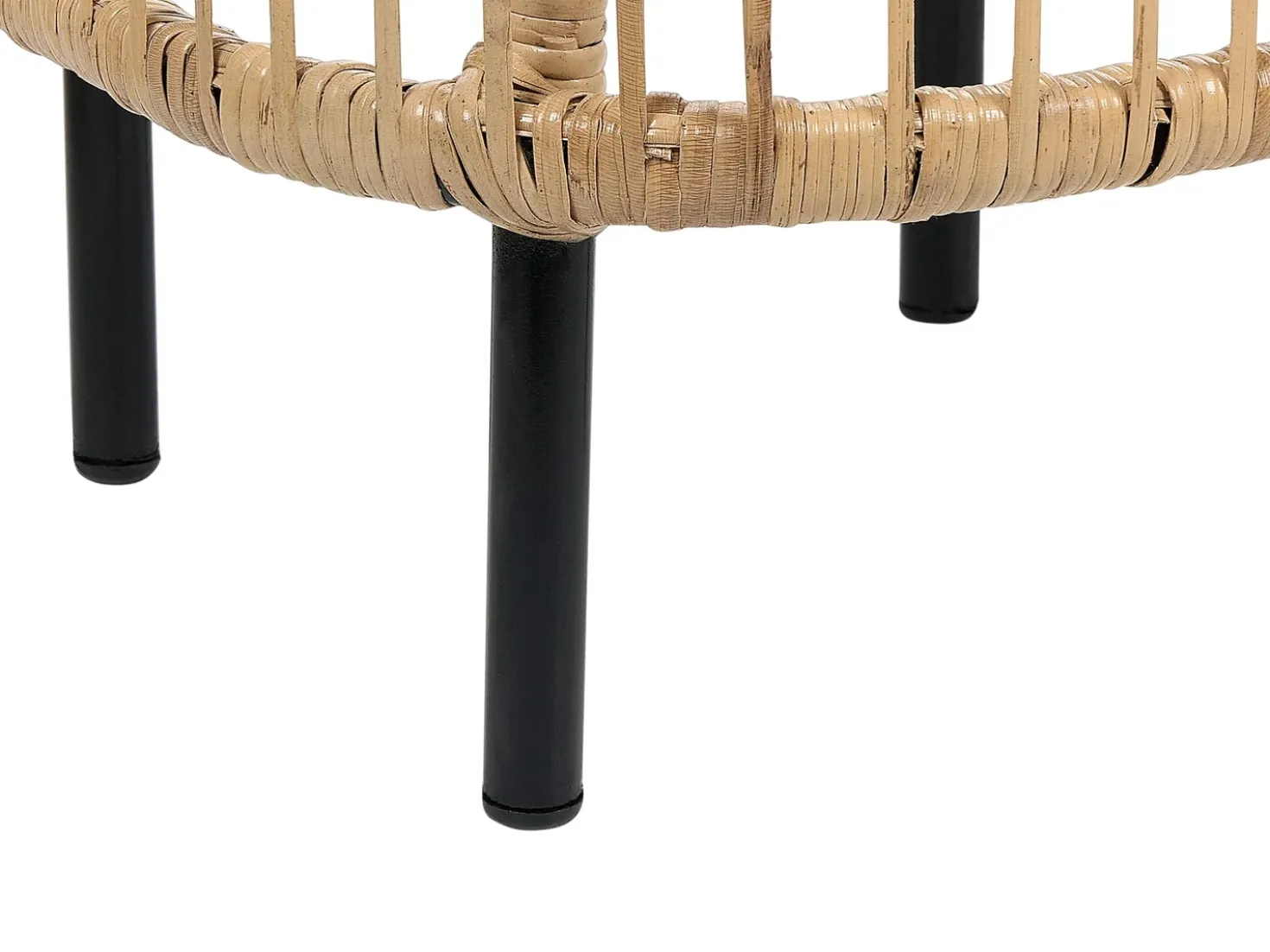 Set da giardino con tavolo 3 posti MARATEA/CESENATICO Rattan Naturale