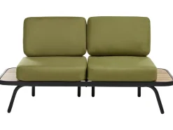 Set da giardino con tavolo 4 posti MINOZZO Legno di acacia certificato Verde oliva