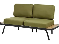Set da giardino con tavolo 4 posti MINOZZO Legno di acacia certificato Verde oliva