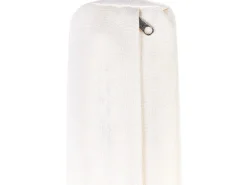 Set da giardino con tavolo 5 posti CERRETO Lato Sinistro Bambù Bianco sporco