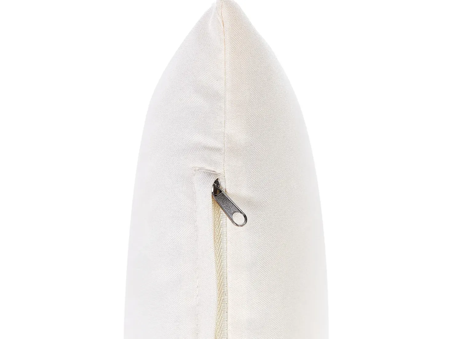 Set da giardino con tavolo 5 posti CERRETO Lato Sinistro Bambù Bianco sporco