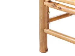 Set da giardino con tavolo 4 posti CERRETO Bambù Tortora