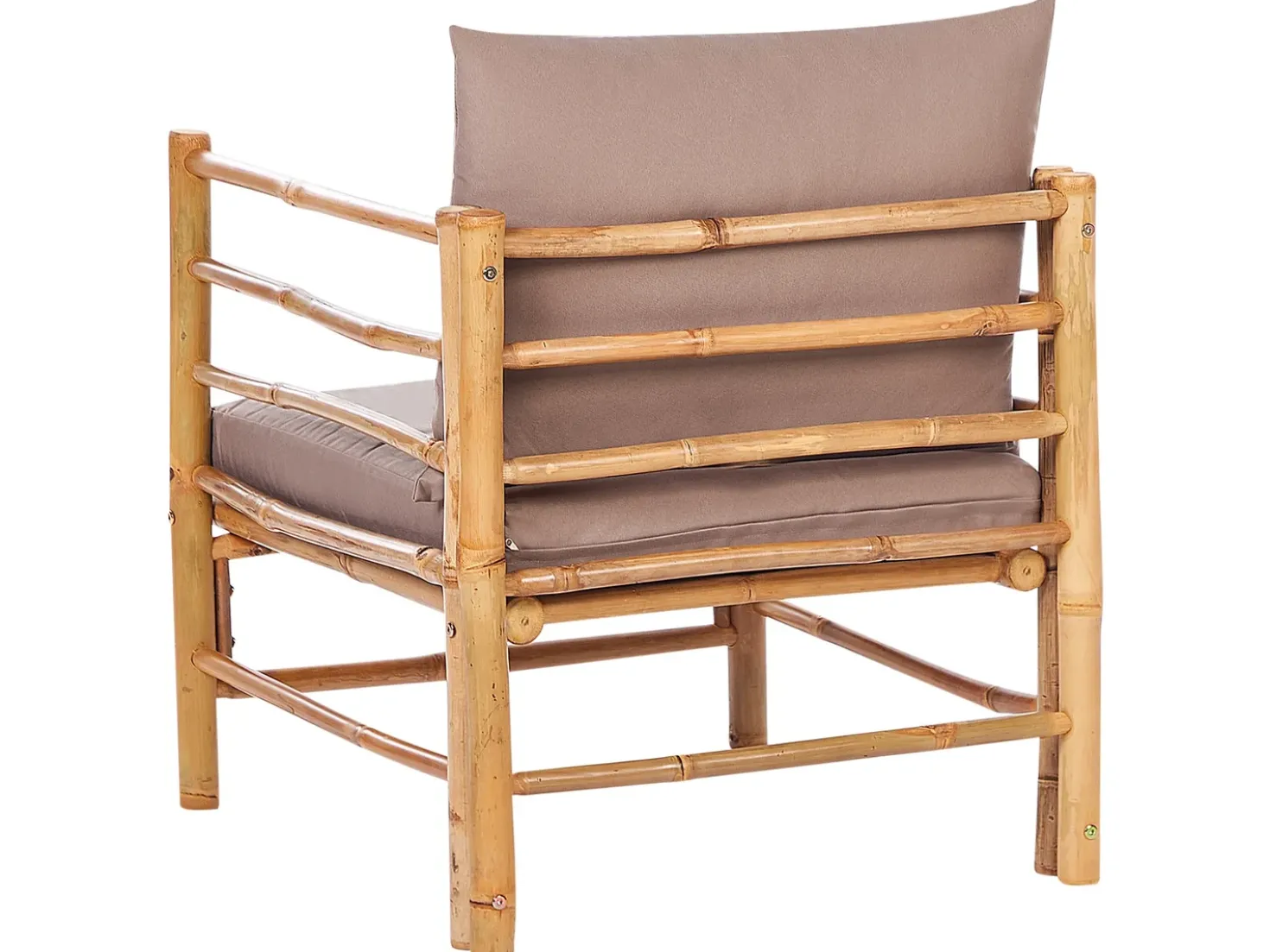 Set da giardino con tavolo 4 posti CERRETO Bambù Tortora